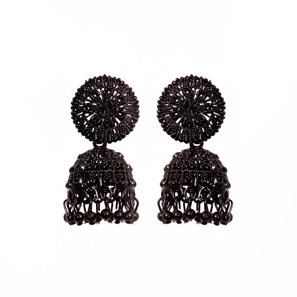 Charcoal Charm Earring