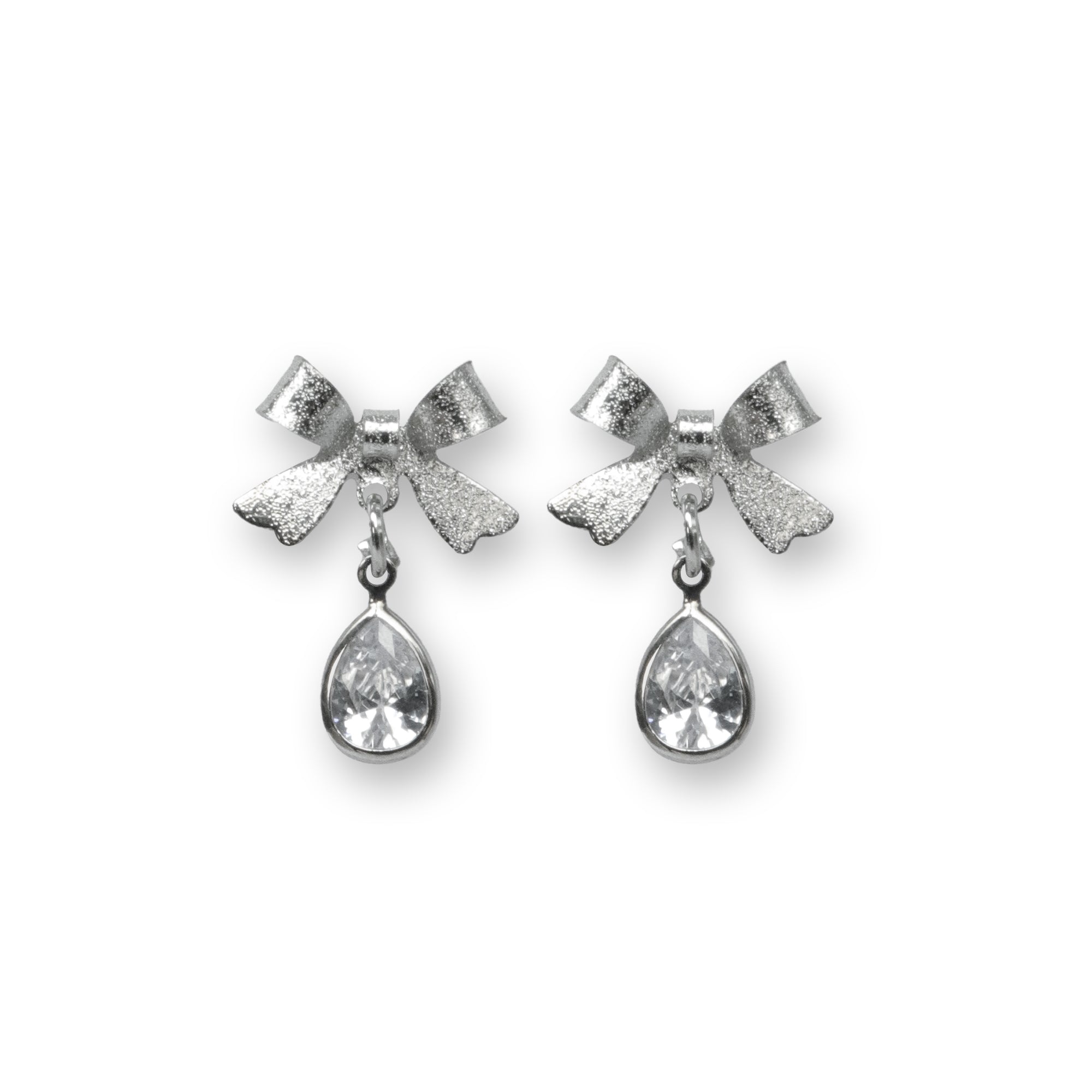 Bow Drop Glam | Minimal Earring for women
