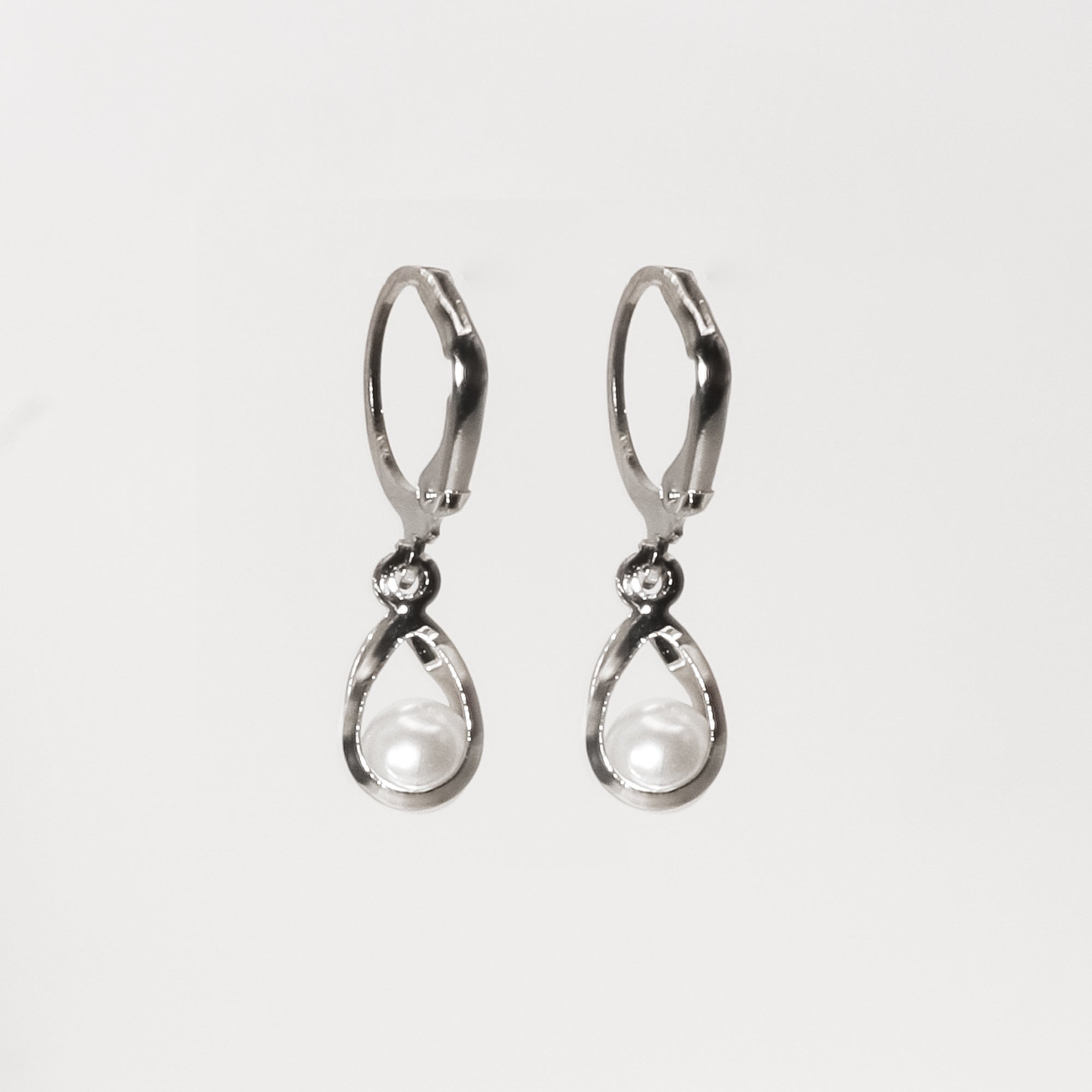 Silk Pearl Drop | Minimal Earring For Women | Drop Earring
