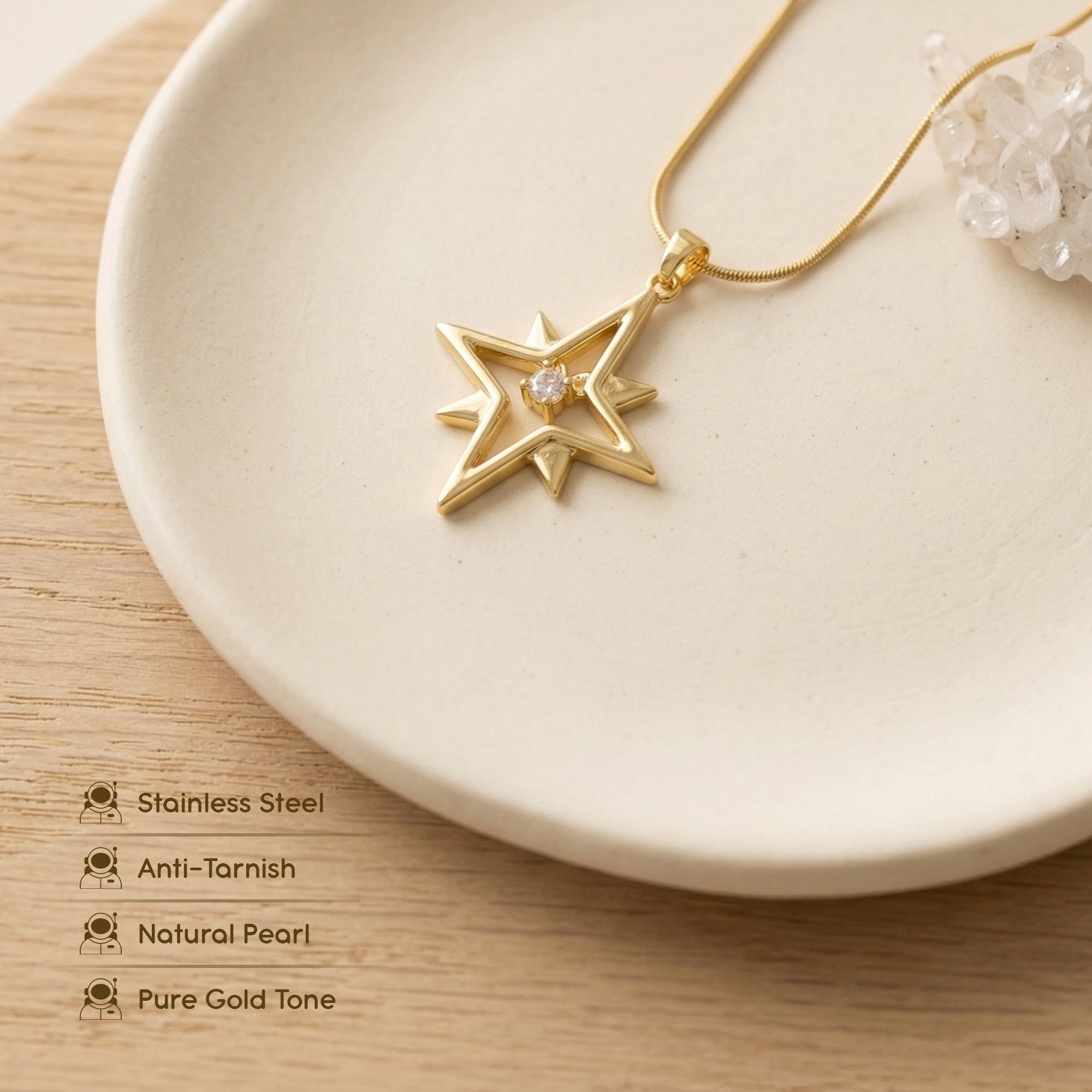 Cosmic Flare Star Pendant