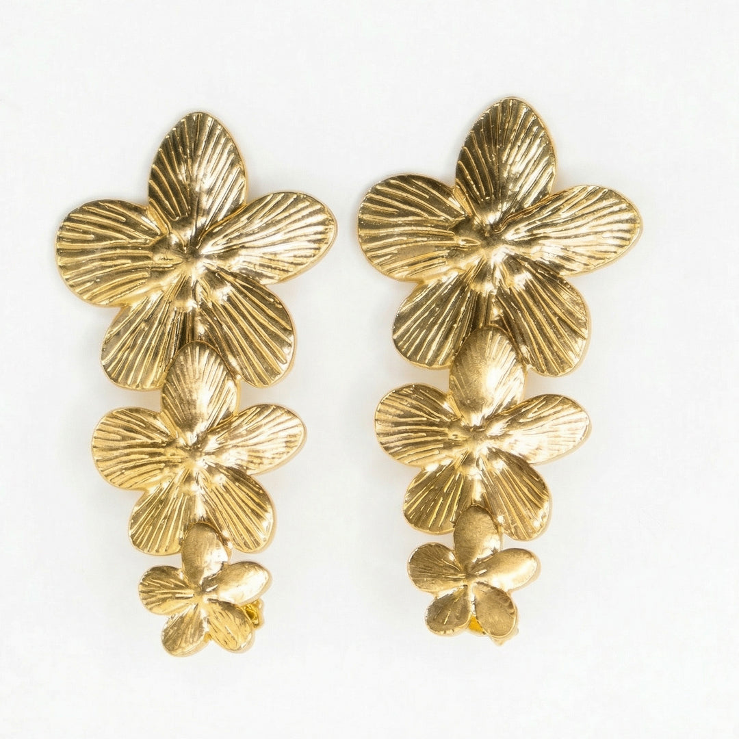 Petal Glow Stud Earrings