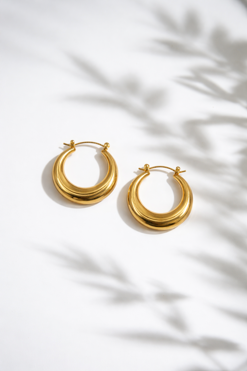Sunlit Hoop Earring