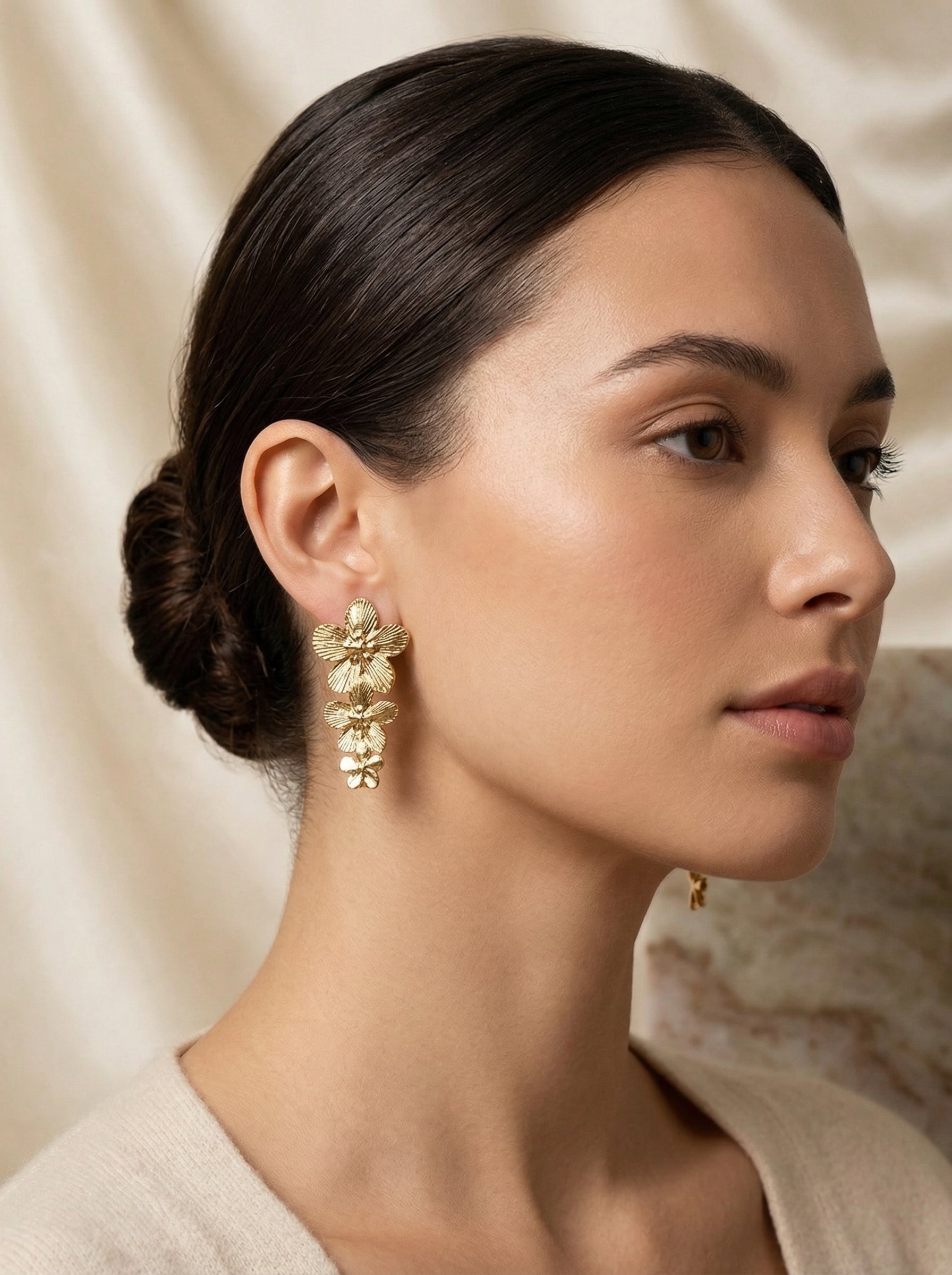 Petal Glow Stud Earrings